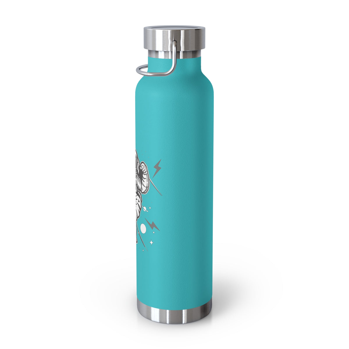 22oz Copper Insulated Water Bottle with Cartoon Design - CV52
