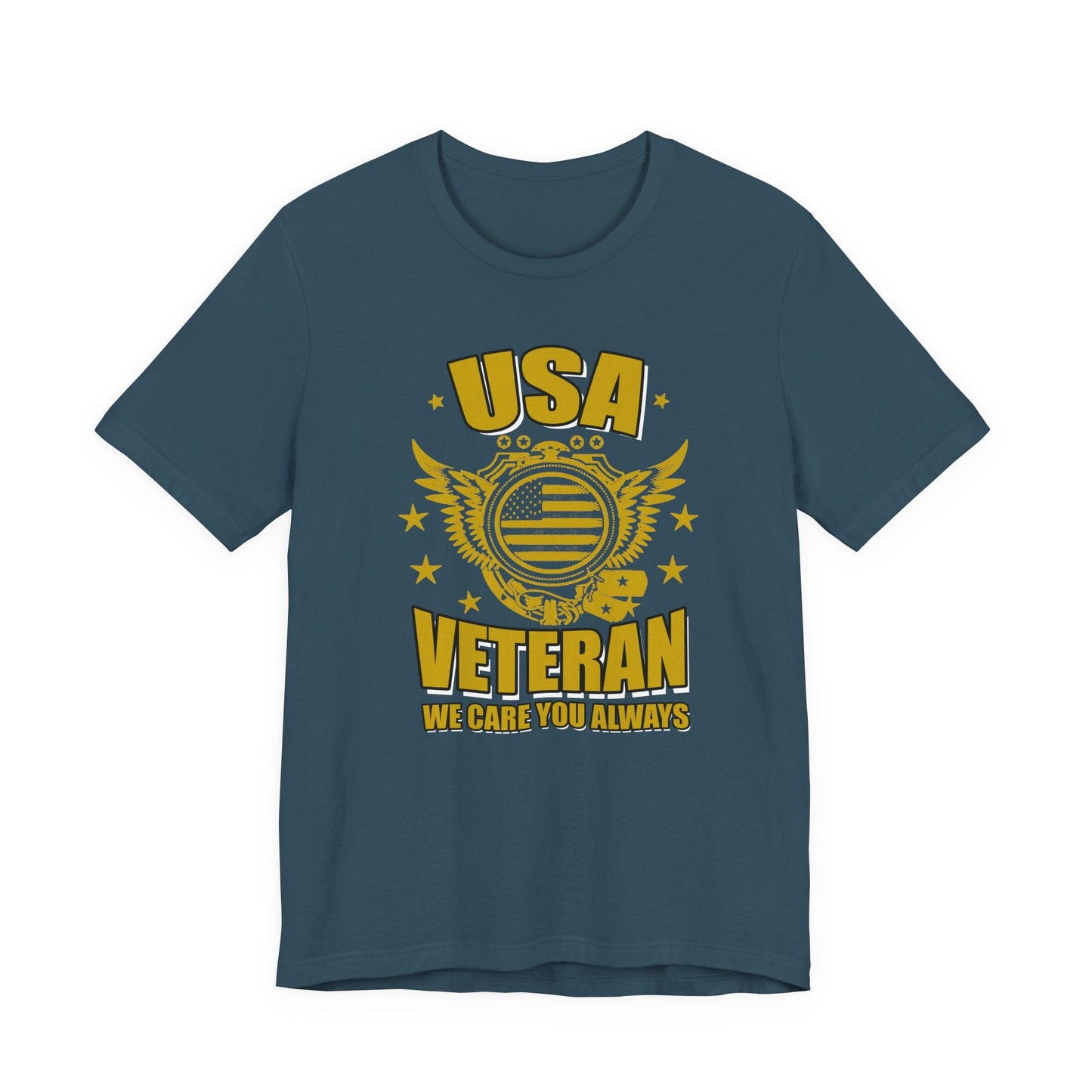 Army Veteran Patriotic Graphic Design Unisex Cotton T-Shirt v59