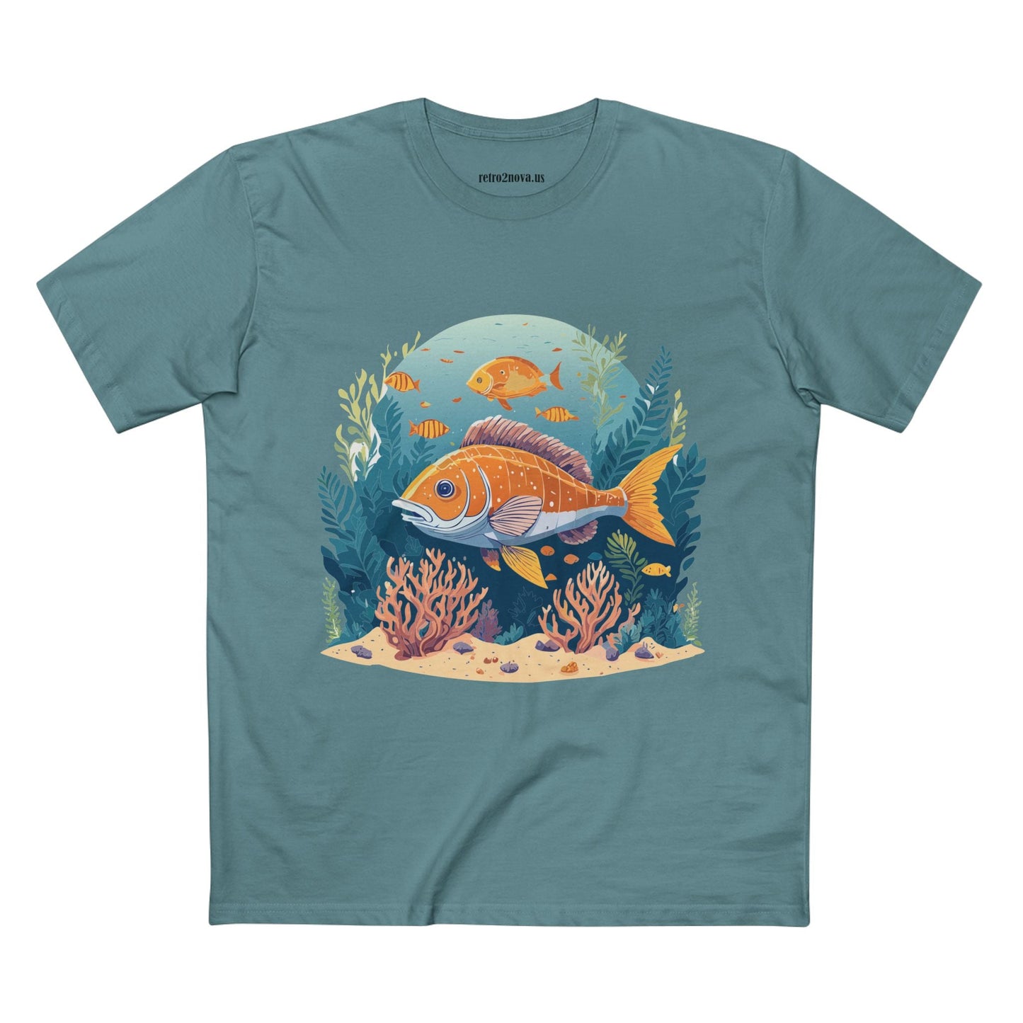 Ocean Pacific Unisex Premium Cotton Tee With Original Art Design OP 23 Retro2Nova