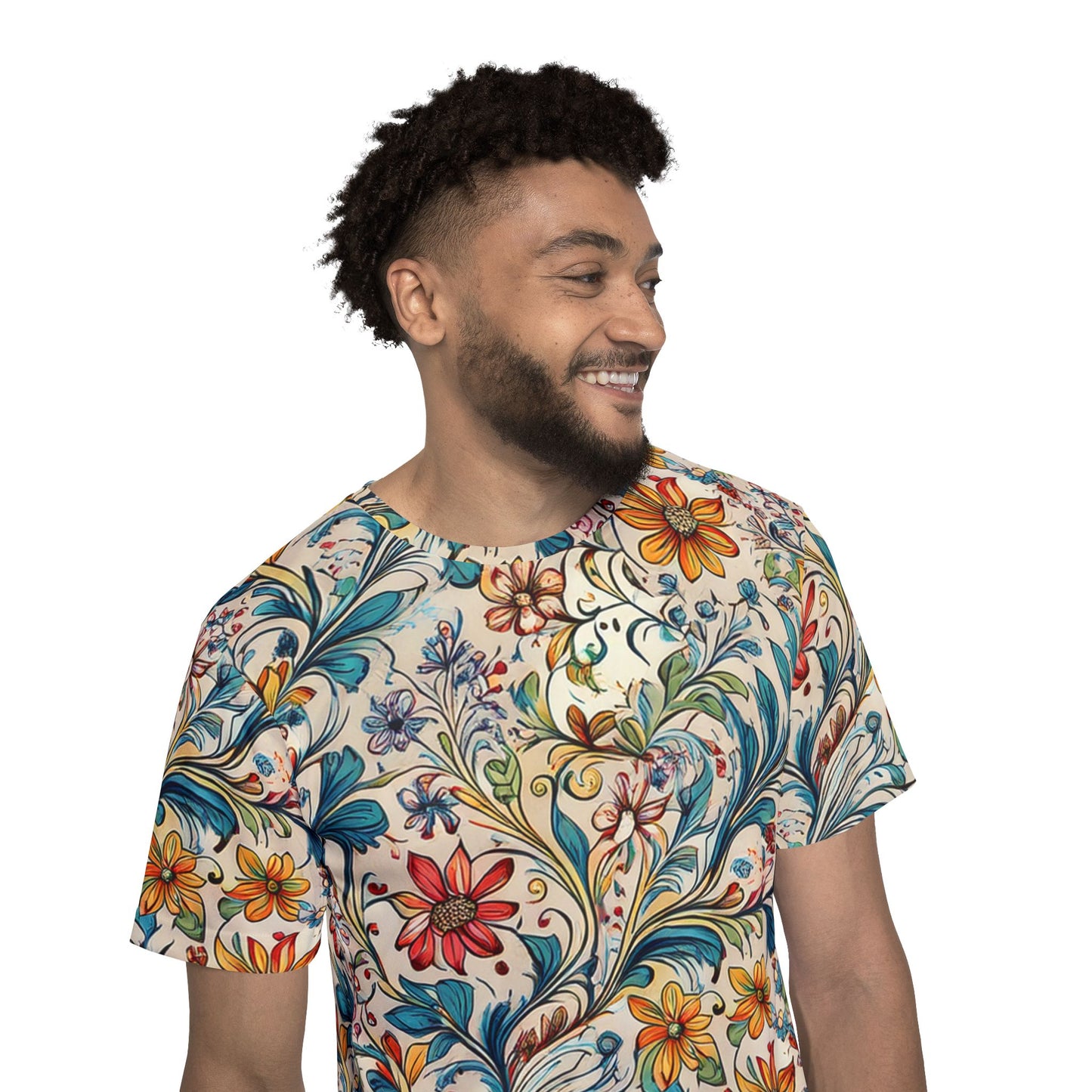 Unisex Floral Shirt, Floral Tee Shirt, Floral T-Shirt, T Shirt with Flowers 24