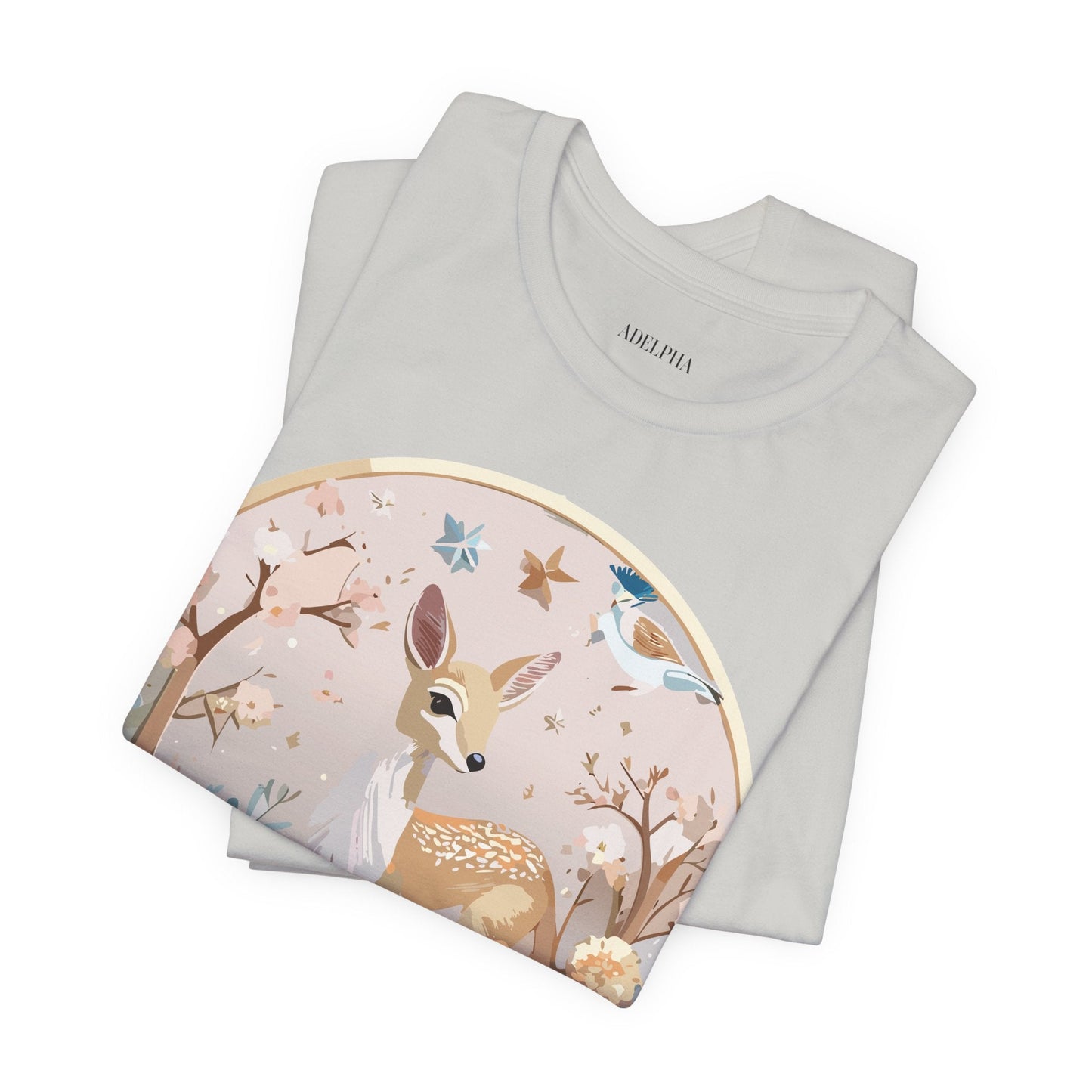 Medallion Graphic Unisex 100 Cotton Vintage Animal Medal Artwork Tee 9