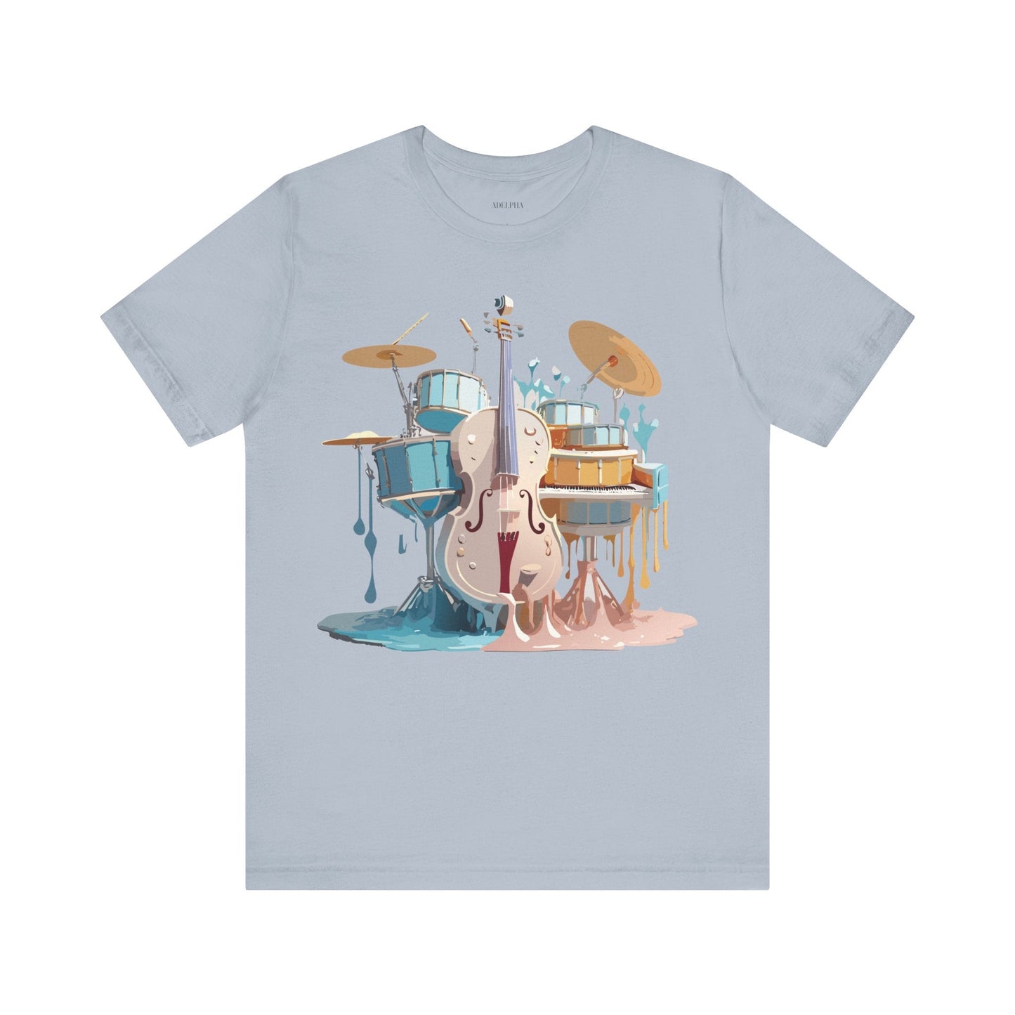 Adelpha Music Graphic T Shirt Unisex Jersey Short Sleeve Vintage Inspired Artwork Tee