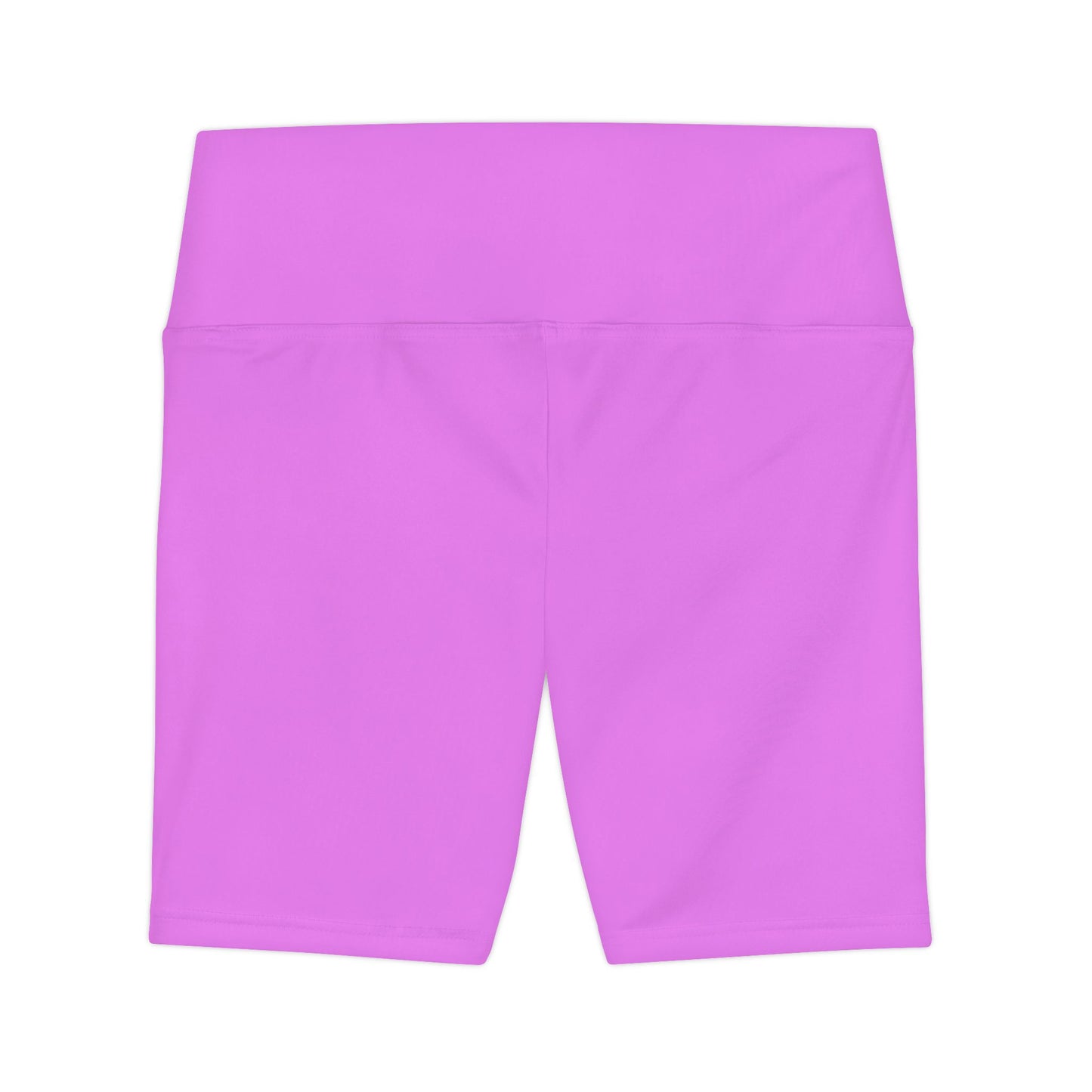 Violet Women's Workout Shorts — Solid High-Waist Biker Shorts for Exercise & Everyday Wear