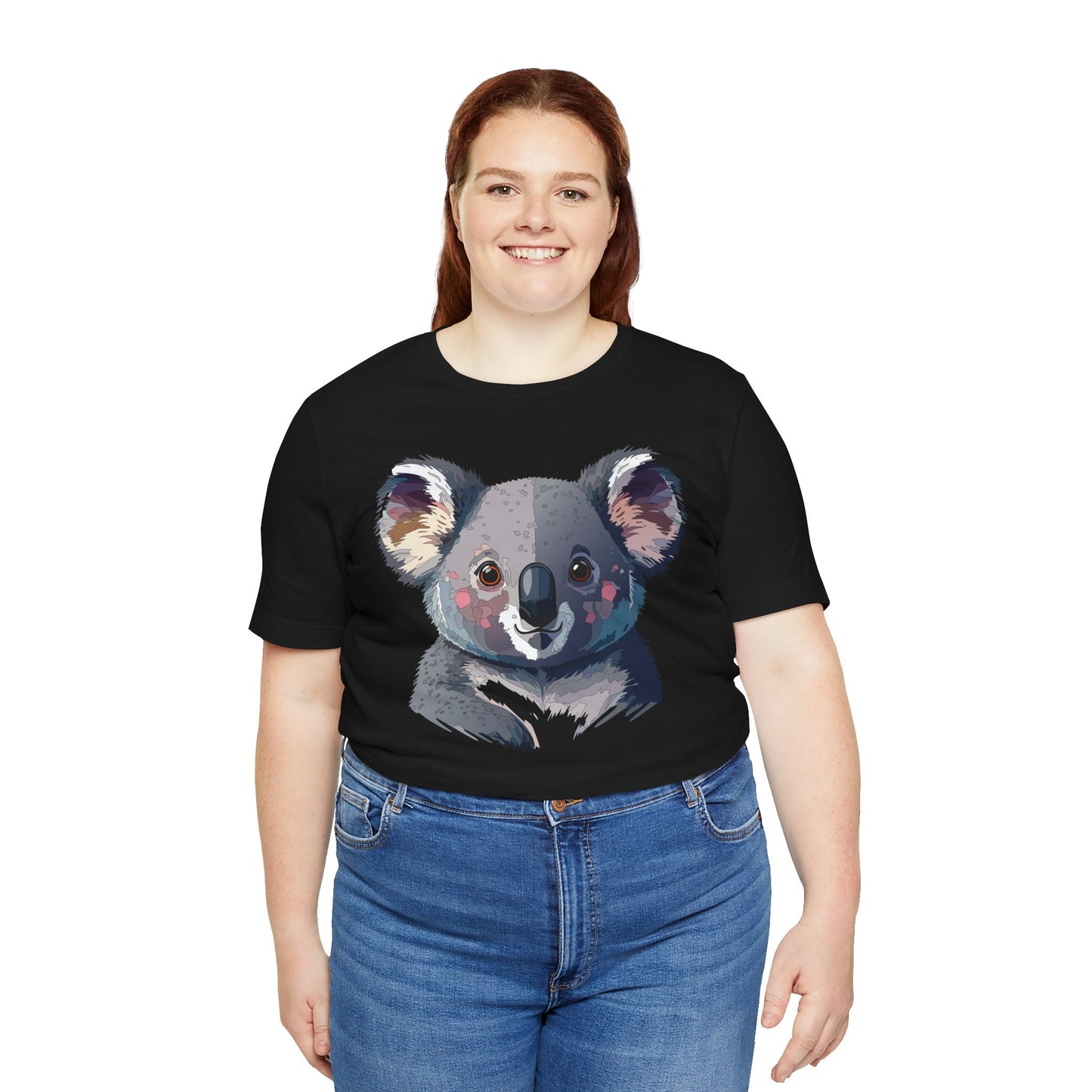 Unisex Animal Shirt With Animal Art Design Tee Wild Animals Short Sleeve Jersey Cotton