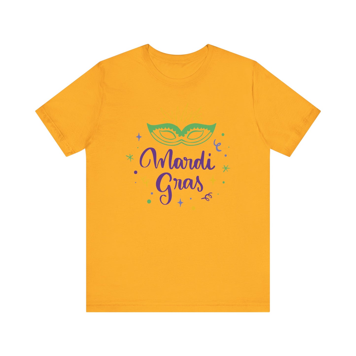 Tee-shirt en coton unisexe pour Mardi Gras