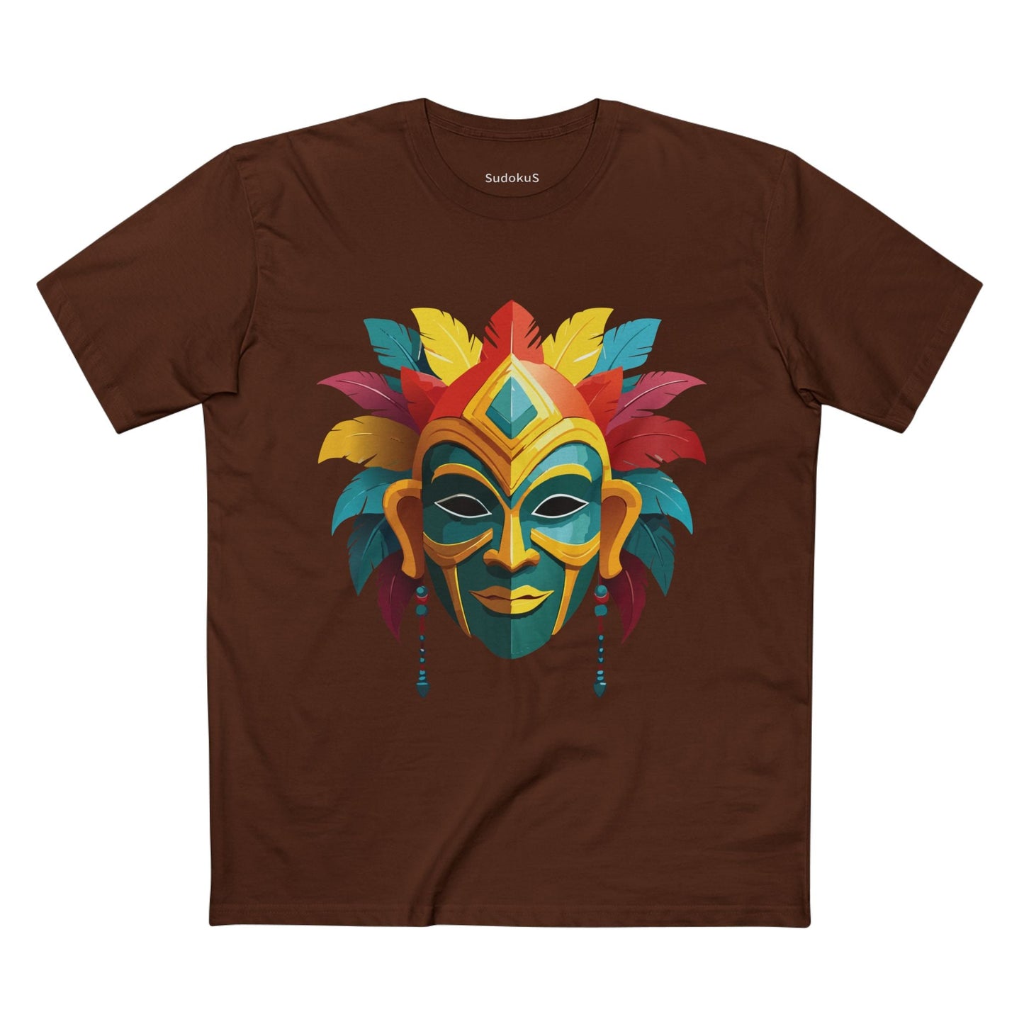 Mask Graphic Unisex 100 Cotton Staple Tee 6