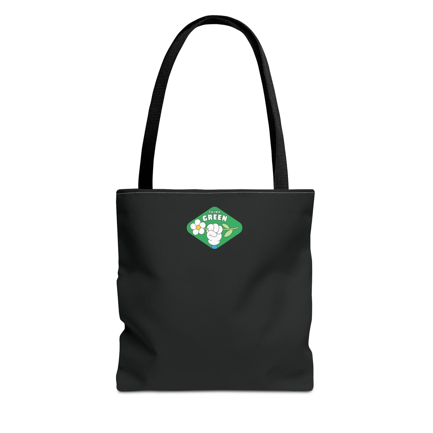 ECO BLACK COLOR CANVAS BAG HIGH-QUALITY 100% SPUN POLYESTER 3 SIZES BAG-E4