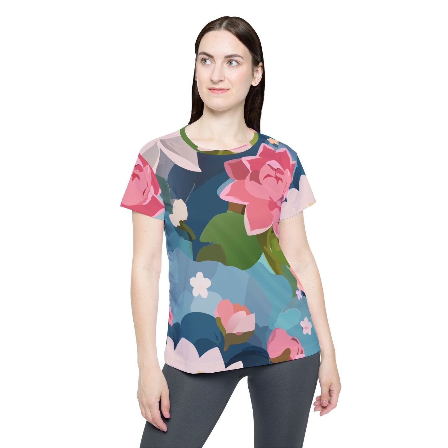 Floral Print Shirt, Shirt with Flowers