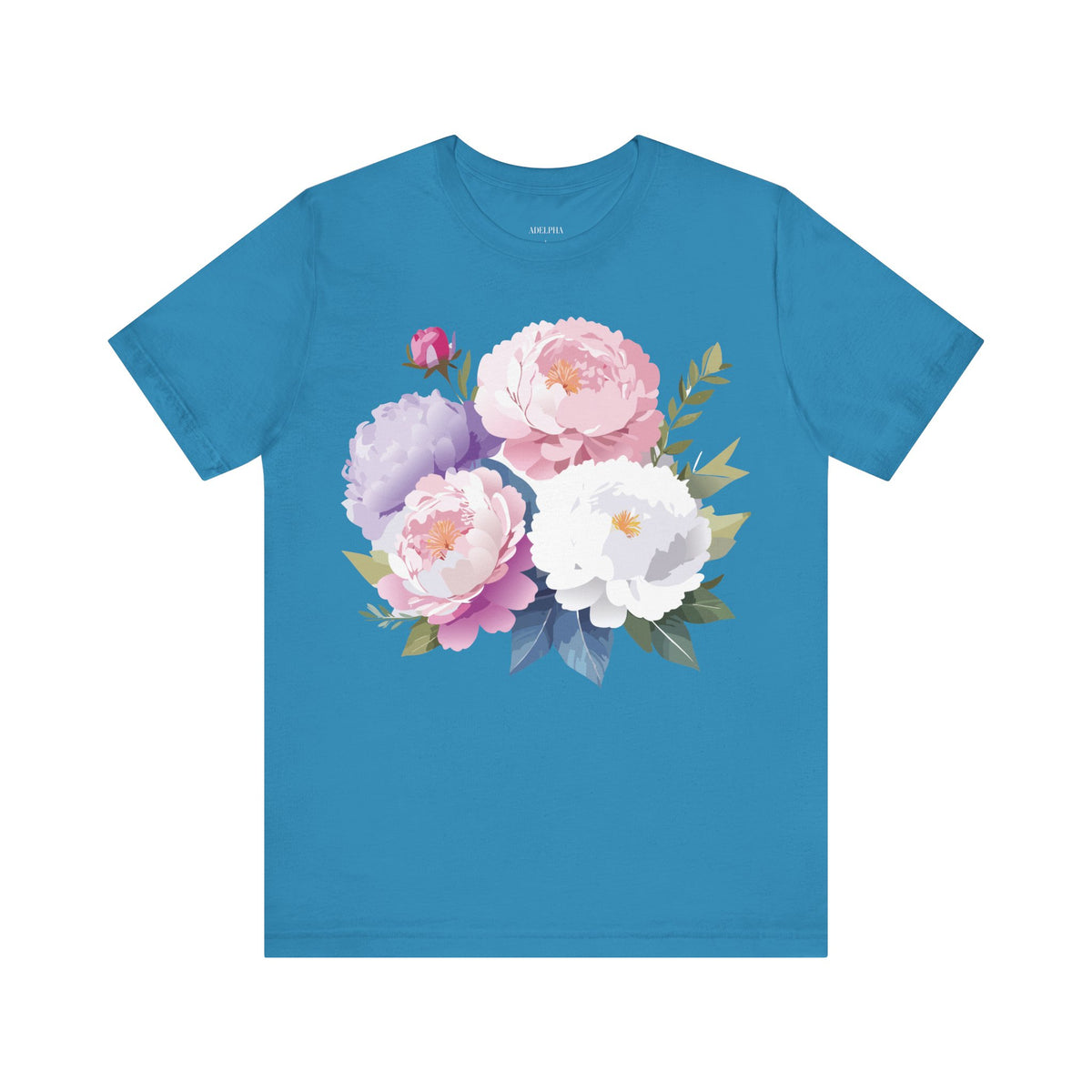 Floral Graphic Tee Shirt - Bella+Canvas Unisex 100 Cotton 36
