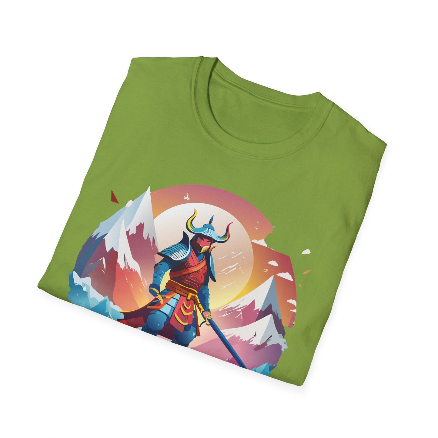 Samurai Style T Shirt Unisex Softstyle 64000 100 Percent Ring Spun Cotton Comfortable Tee
