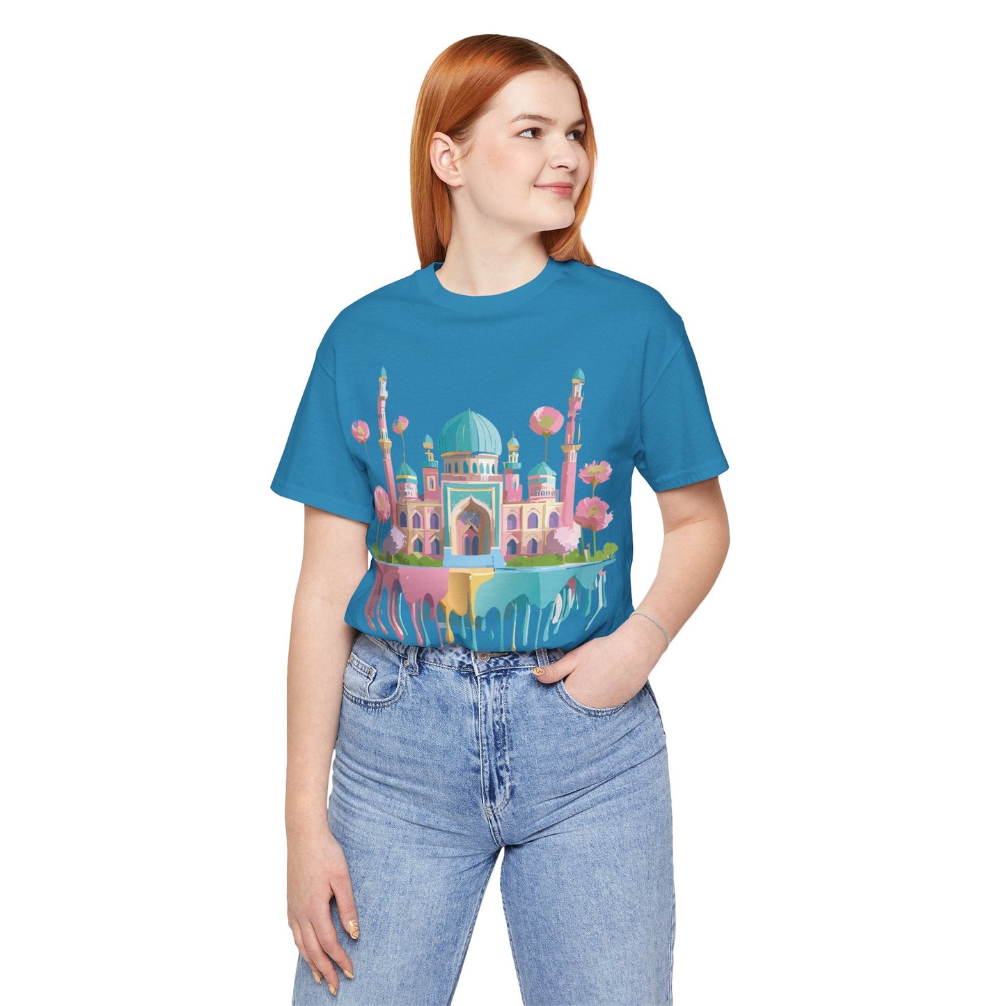 Adelpha Unisex Graphic Tee Vintage Inspired Artwork Tashkent Tourist Shirt Travel Style