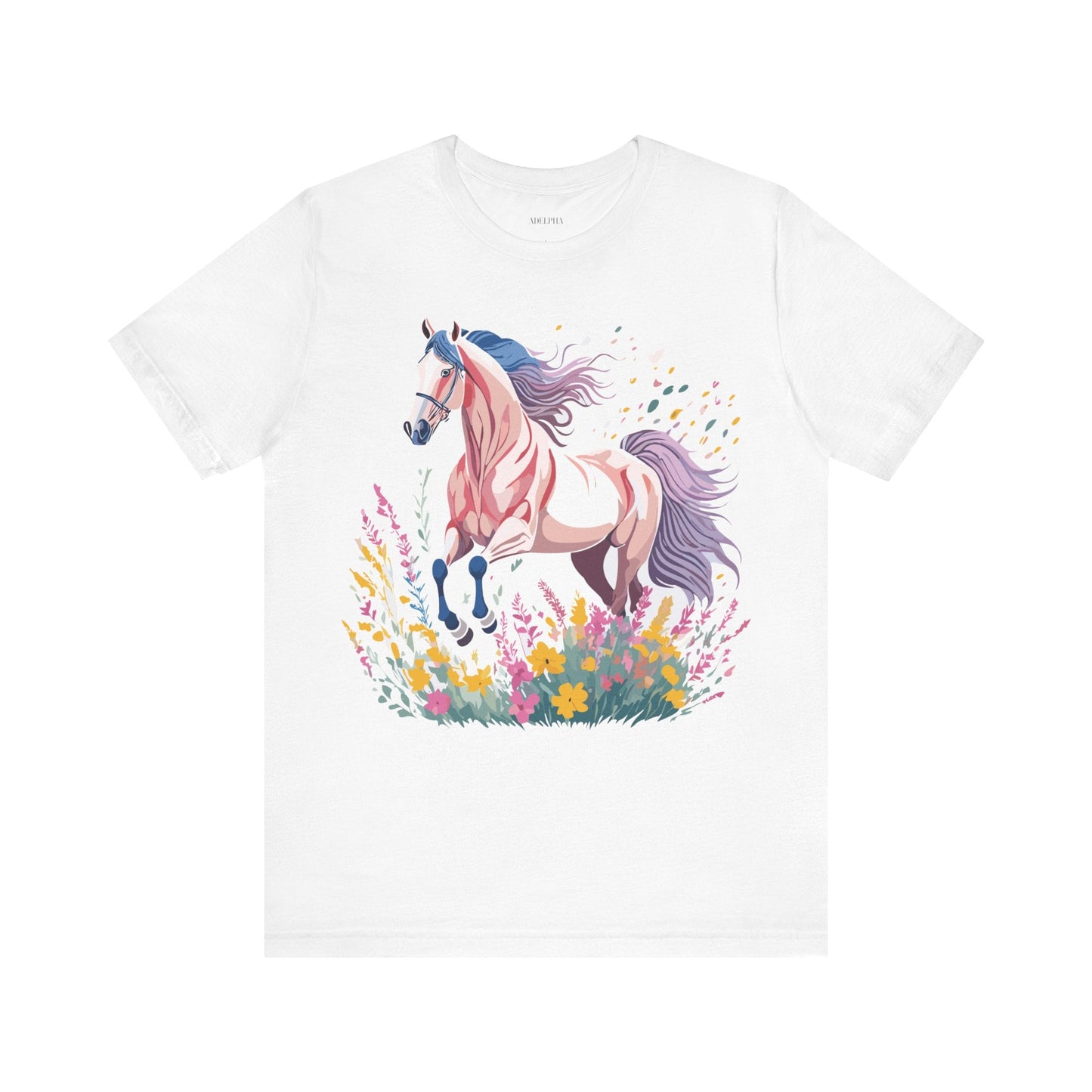 Horse Graphic Unisex 100 Cotton Vintage Animal Art T-Shirt 7