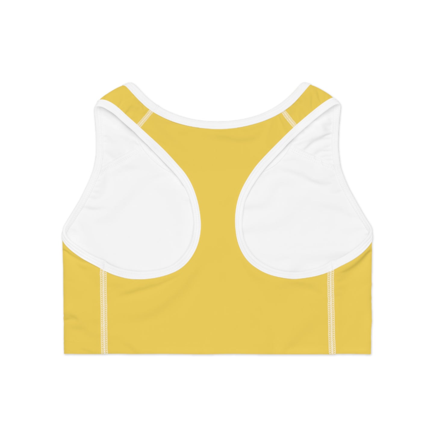 Yellow Color Sports Bra, Yellow Sports Bra 3
