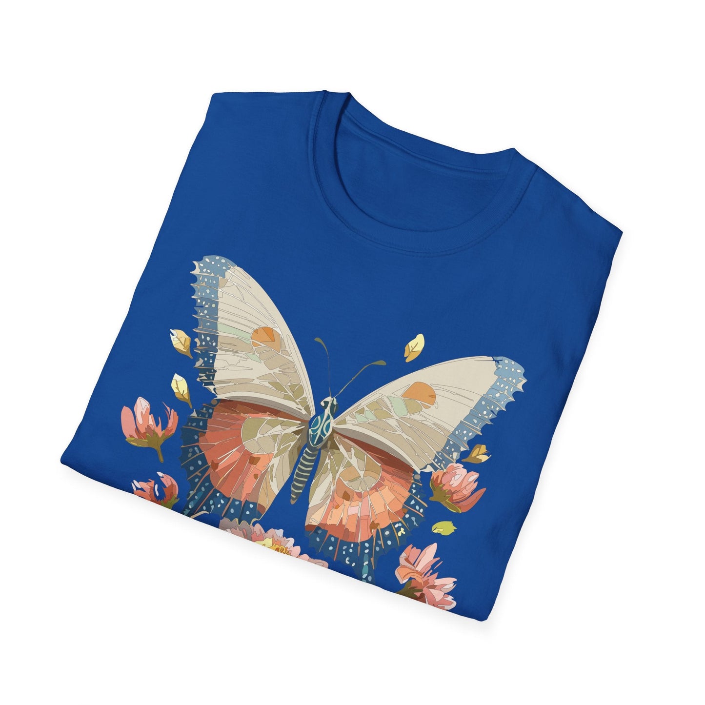 Butterfly Shirt Unisex Softstyle T Shirt Gildan 64000 100 Cotton Monarch Butterfly Gift