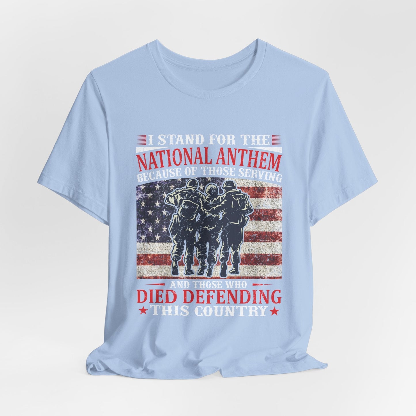 Army Veteran Patriotic Graphic Design Unisex Cotton T-Shirt v36