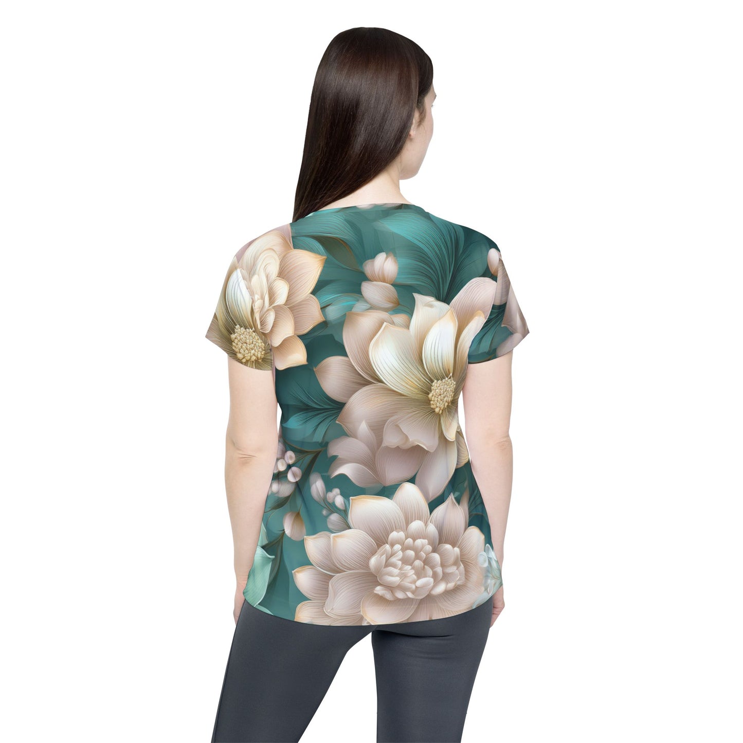 Floral Print Shirt, Shirt with Flowers