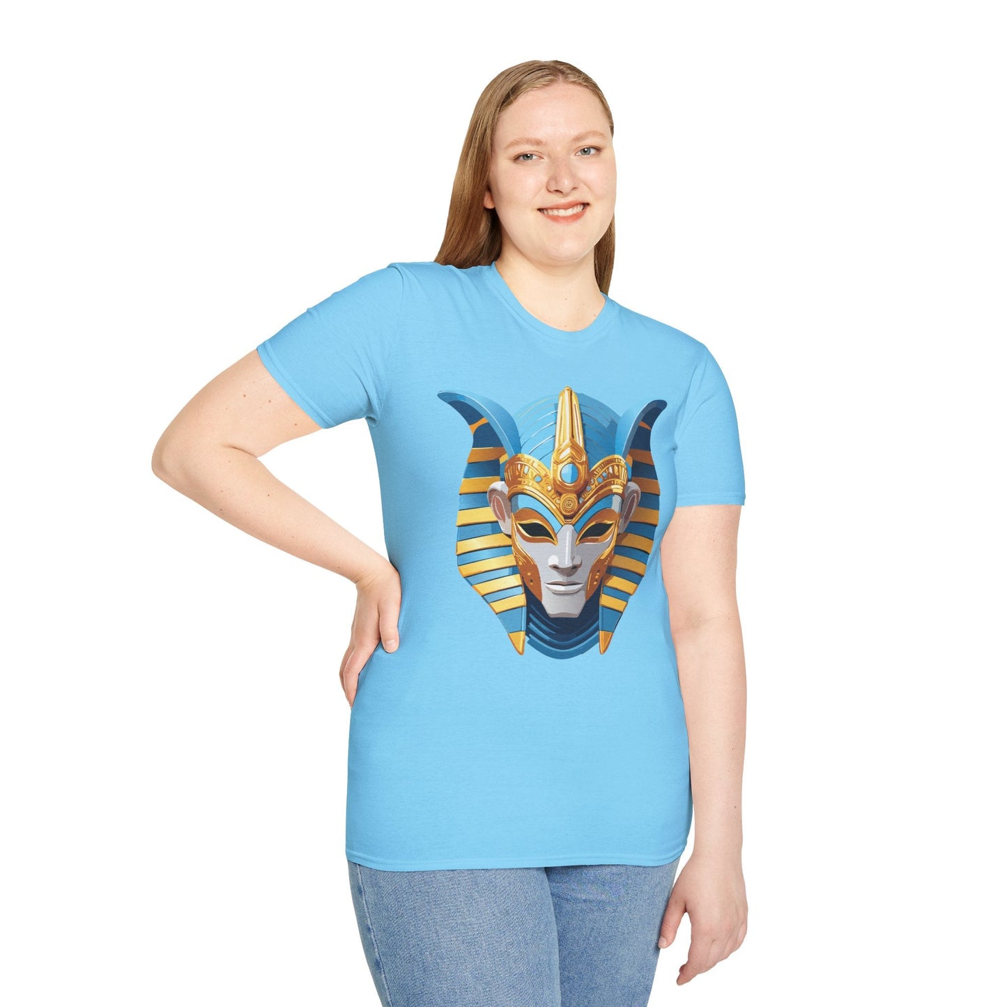 Mask Tee Shirt Unisex Masquerade Tee Gildan Softstyle 64000 100 Percent Cotton Breathable
