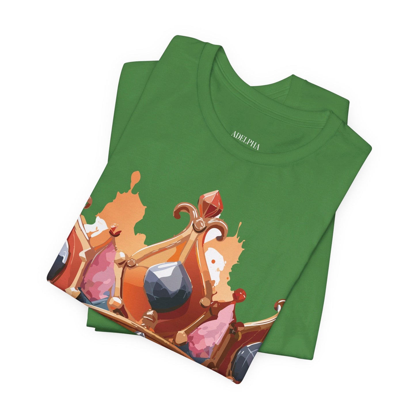 Adelpha Crown Graphic Tee Unisex Jersey Short Sleeve Art Design Vintage Inspired Shirt