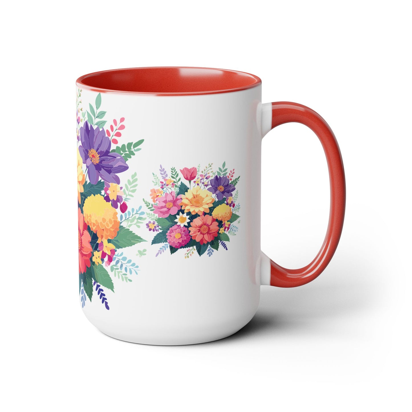 Floral Mug, Floral Cup