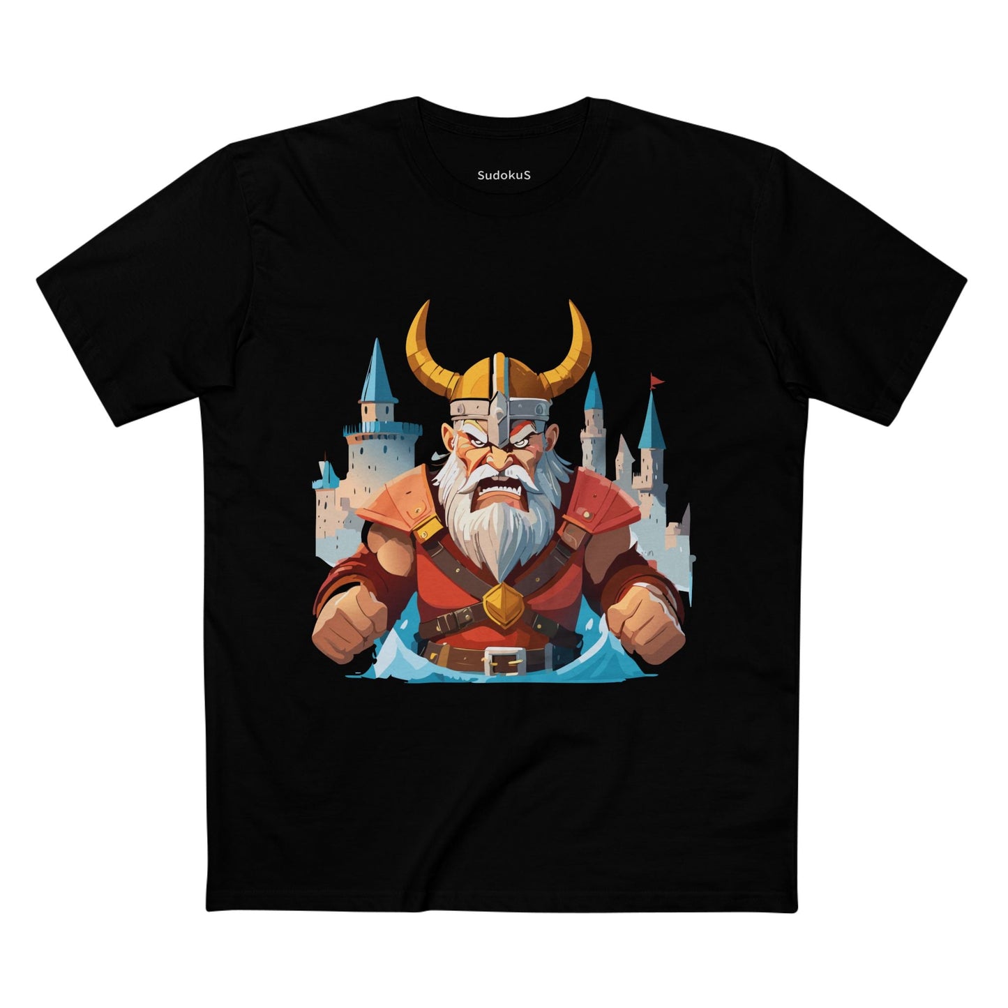 Viking Graphic Unisex 100 Cotton Staple Tee 15