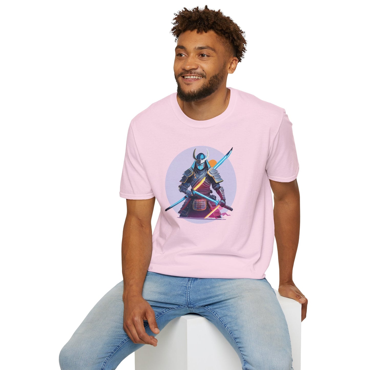 Samurai Shirt Unisex Gildan Softstyle Tee 100 Percent Cotton Lightweight Comfort