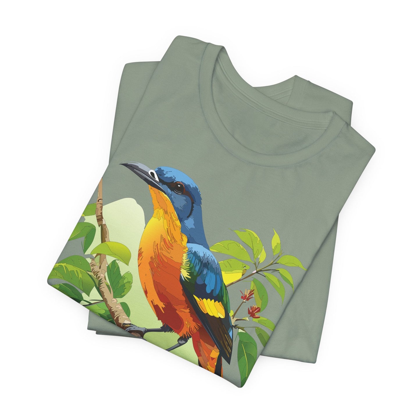 Unisex Animal Design Tee Shirt With Wildlife Graphics For Casual Everyday Wear And Comfort