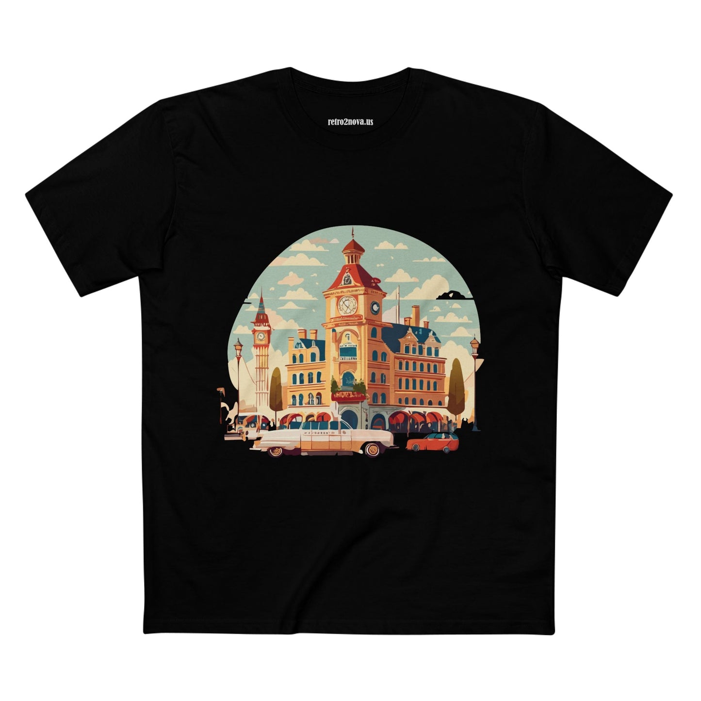 Retro Car Shirts Vintage Car Shirts RC3 Unisex Premium Cotton Tee with Original Car Artwork