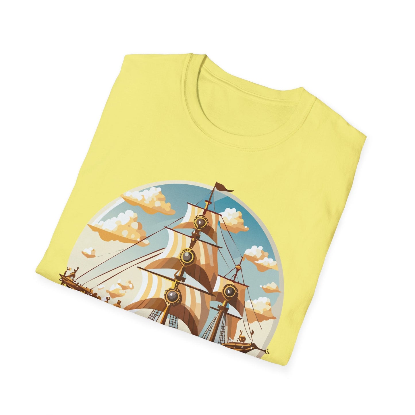 Ship T Shirt Frigate T Shirt Vessel Tee Gildan Softstyle 64000 Unisex Cotton Comfort