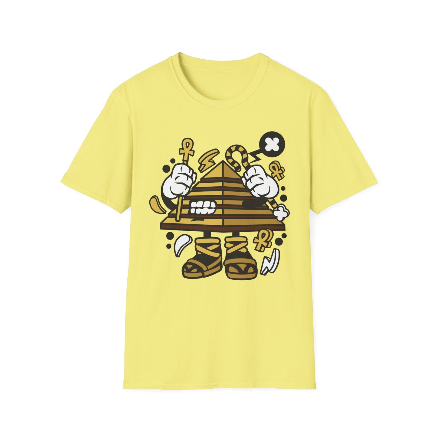 Cartoon T Shirt Animation T Shirt Funny Tee Shirt Short Sleeve Unisex Gildan Softstyle 64000 Cotton