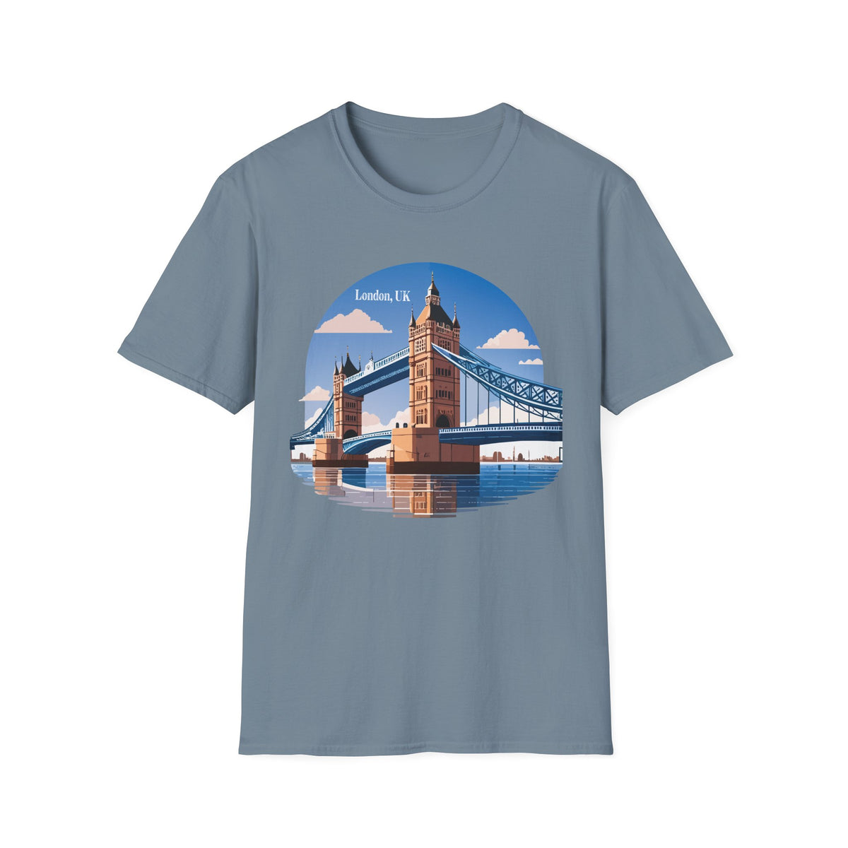 London Tower Bridge Tee | UK Landmark Illustration, Travel Souvenir