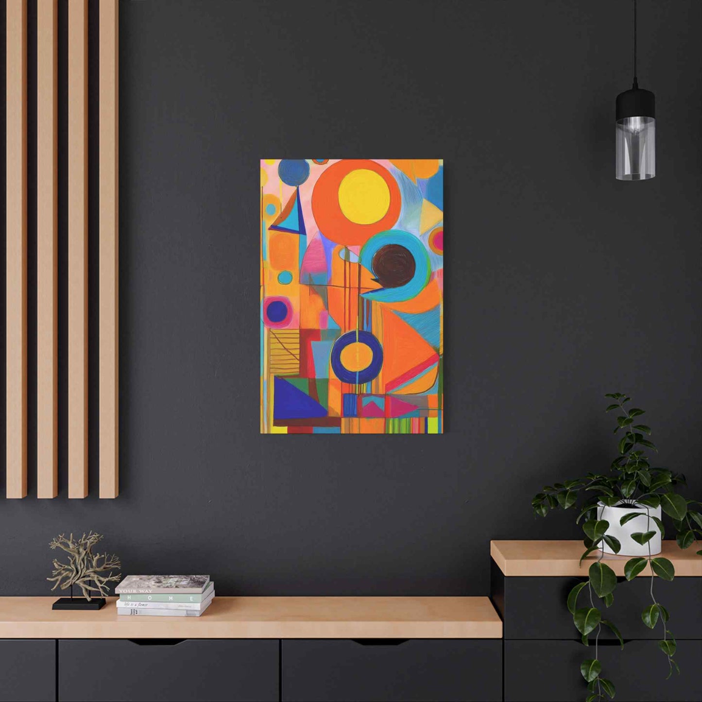 Abstract Painting Print Canvas 20x24,20x30,24x30, 24x32,24x36,30x40, 32x48,36x48,40x60 Pine-Wood Inner Frame ABS-12