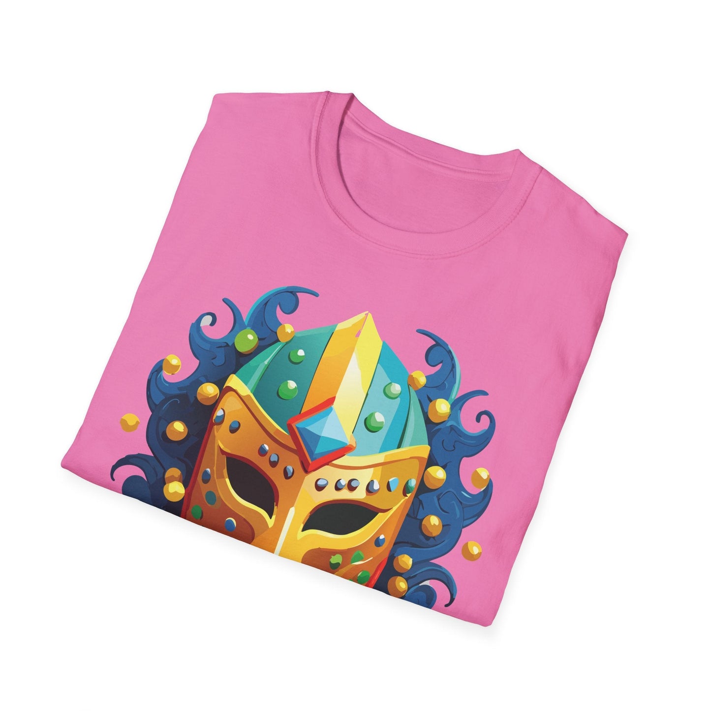 Mask Graphic Unisex Cotton Masquerade Design Artwork Tee 11