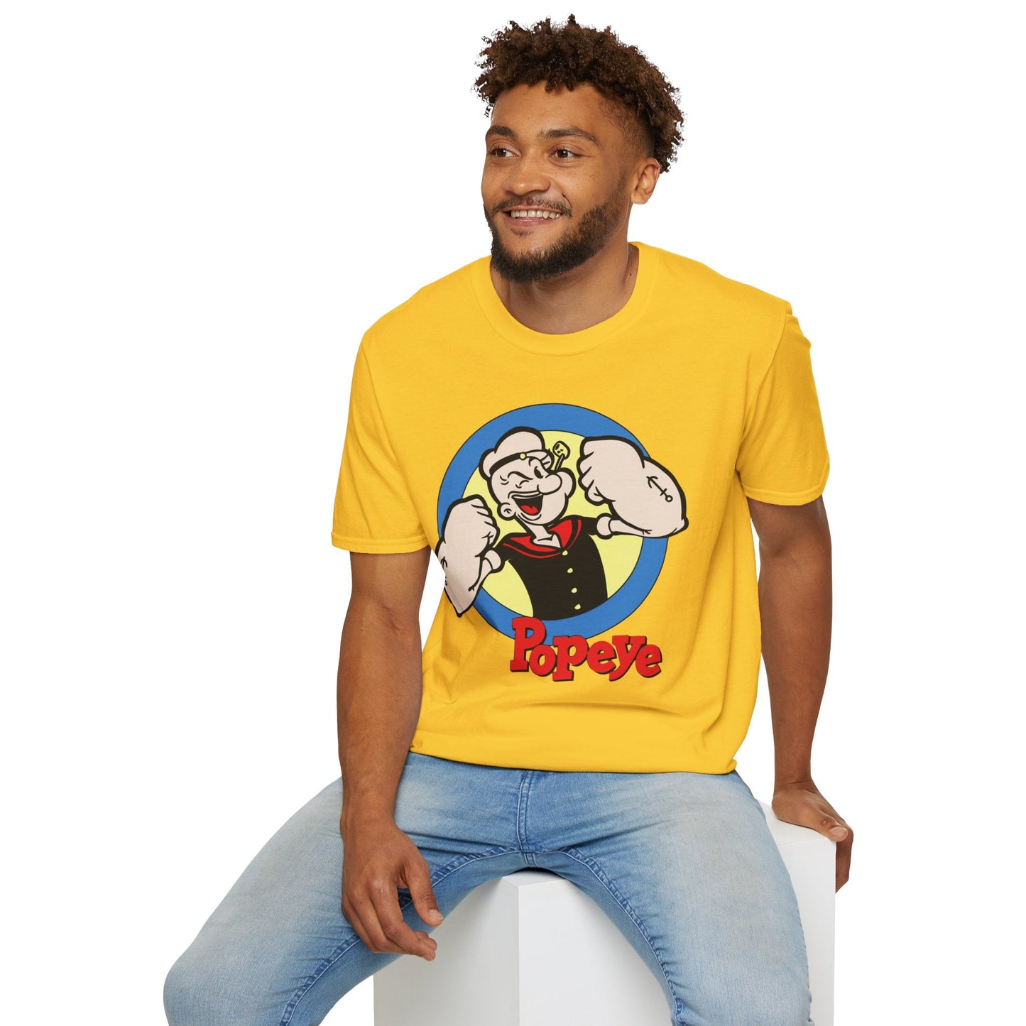 Unisex Cartoon T Shirt With Art Design Funny Animation Tee Gildan Softstyle 64000