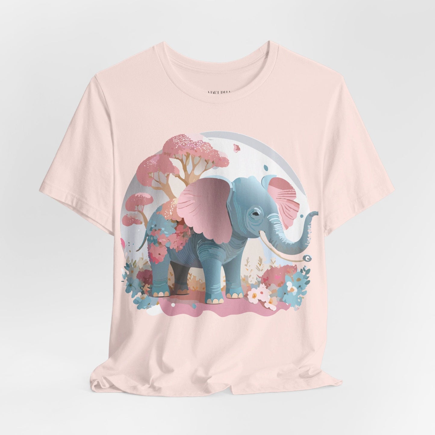 Elephant Graphic T Shirt Unisex By Adelpha Vintage Inspired Art Design Tee Premium Quality Cotton