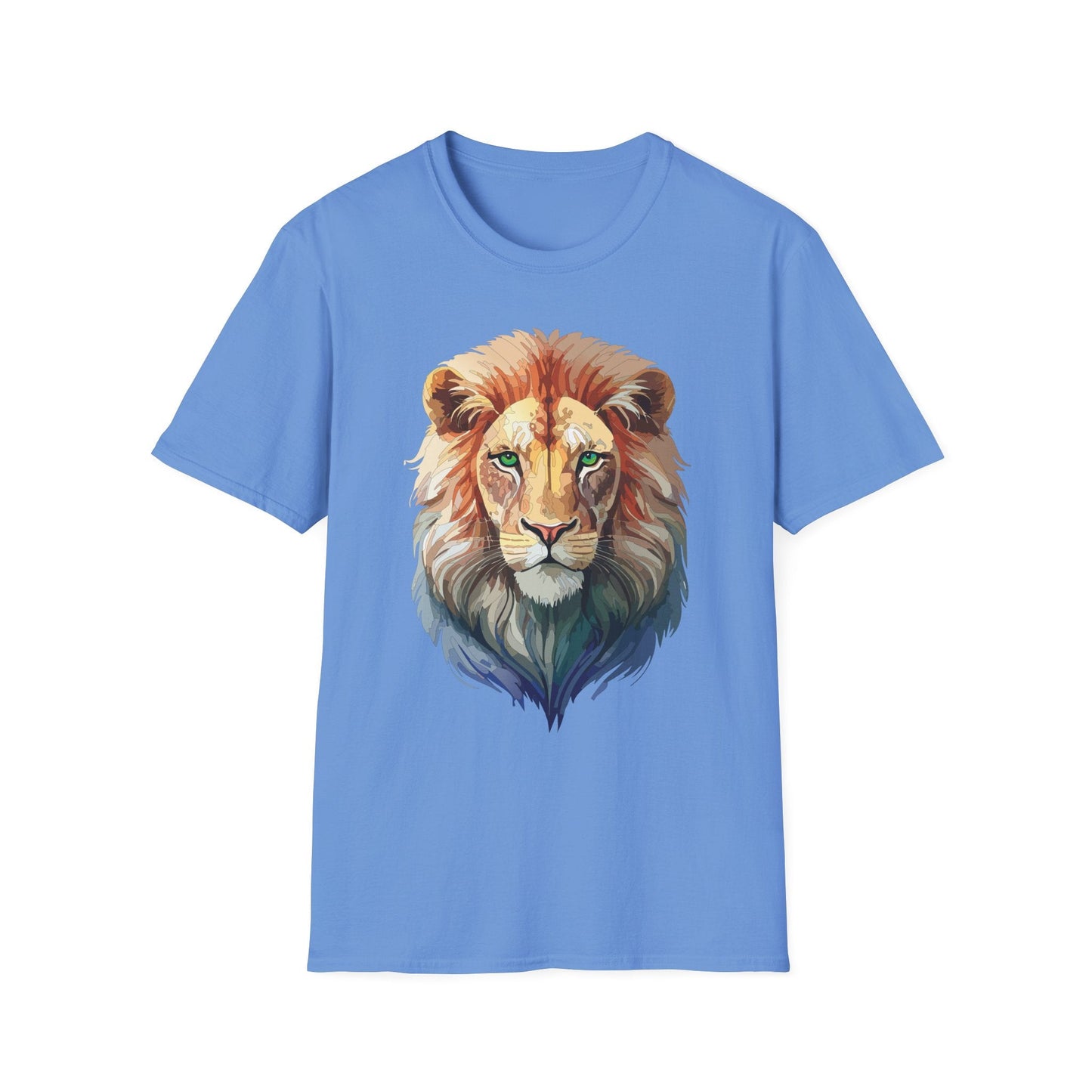 Lion Shirt Unisex Animal Tee Gildan Softstyle 64000 Cotton Tee