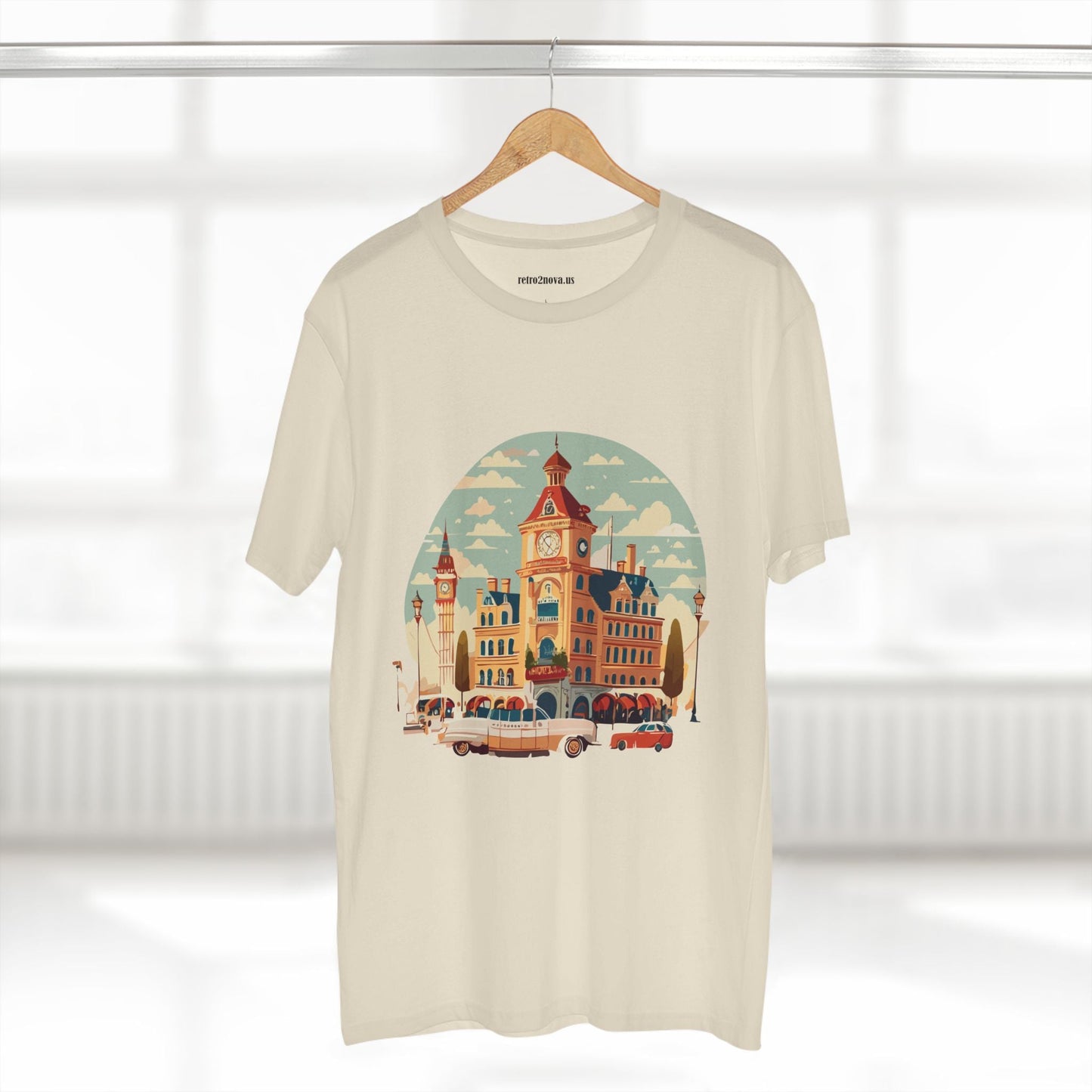Retro Car Shirts Vintage Car Shirts RC3 Unisex Premium Cotton Tee with Original Car Artwork