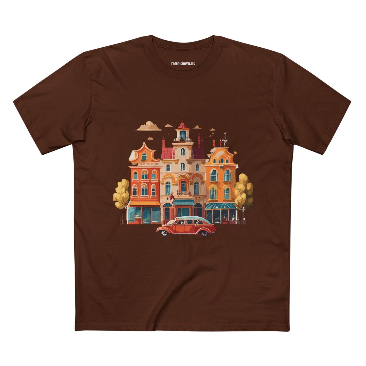 Retro Car Shirts Vintage Car Shirts RC22 Unisex Premium Cotton Tee With Original Art Design