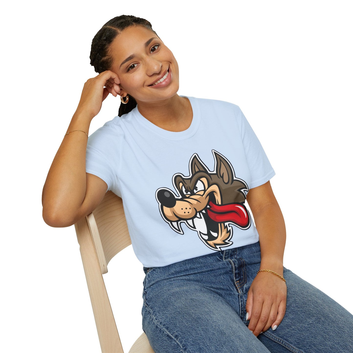 Cartoon T Shirt Animation Tee Unisex Funny Tee Gildan Softstyle 64000 100 Percent Cotton