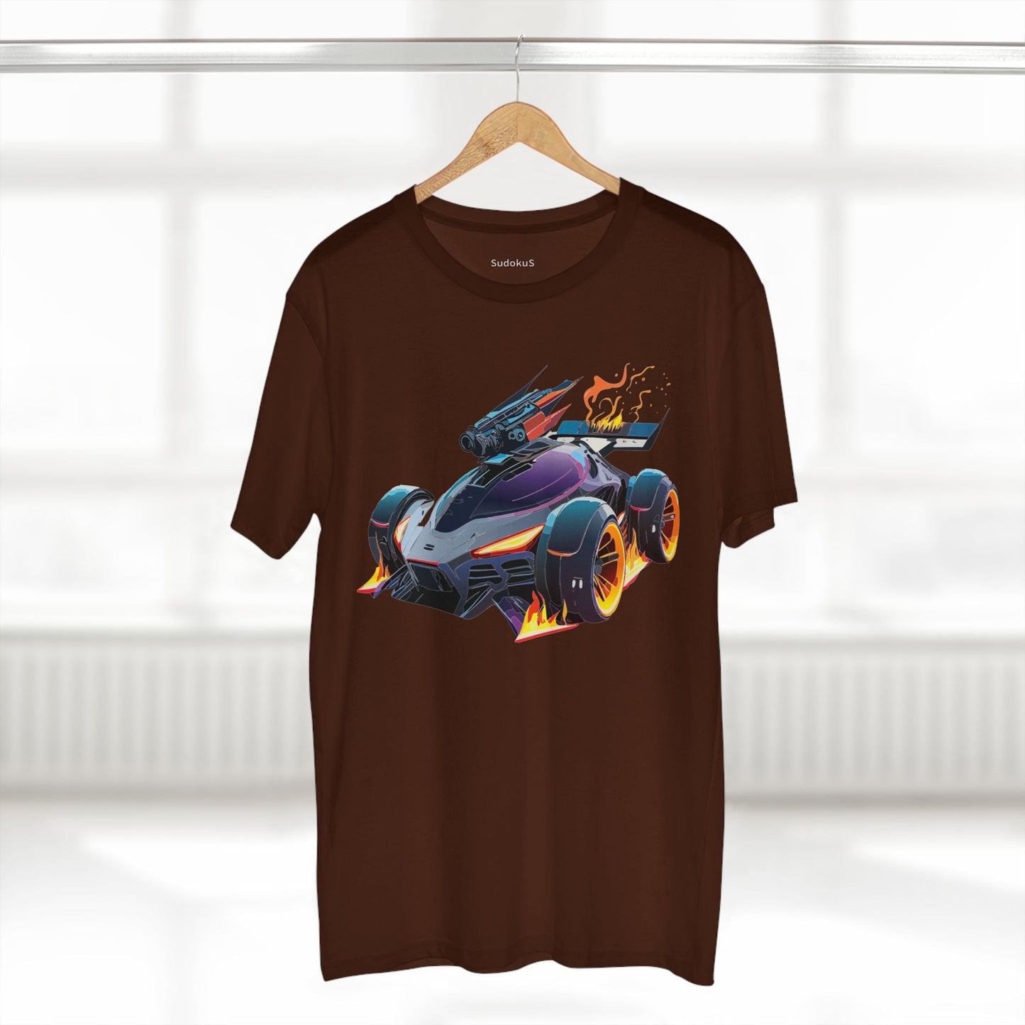 Car Graphic Unisex 100 Cotton Staple Tee 3