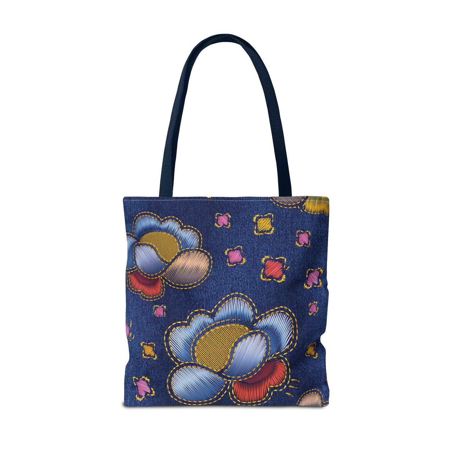 DENIM PRINT CANVAS BAG HIGH-QUALITY 100% SPUN POLY 3 SIZES CANVAS BAG-159-6