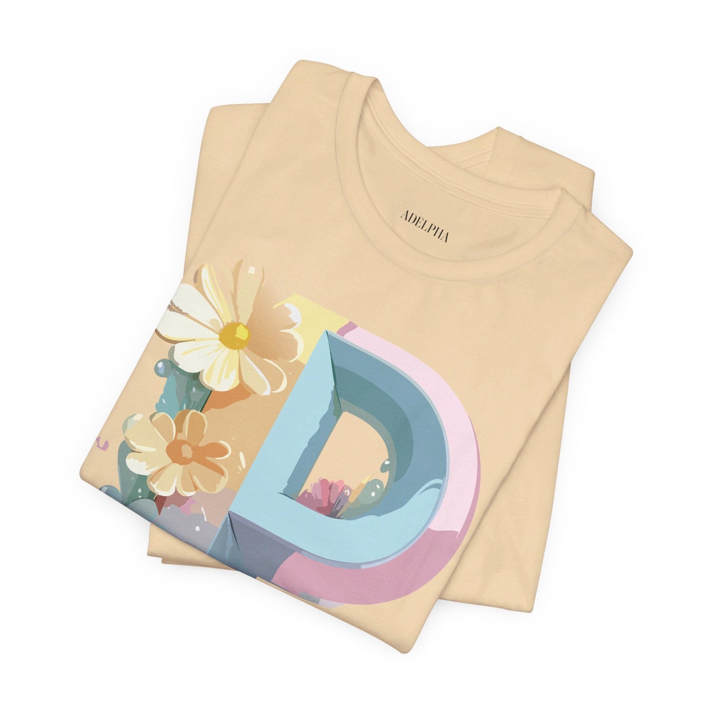 Adelpha Letter P Graphic T Shirt Unisex Vintage Inspired Art Tee for Everyday Style