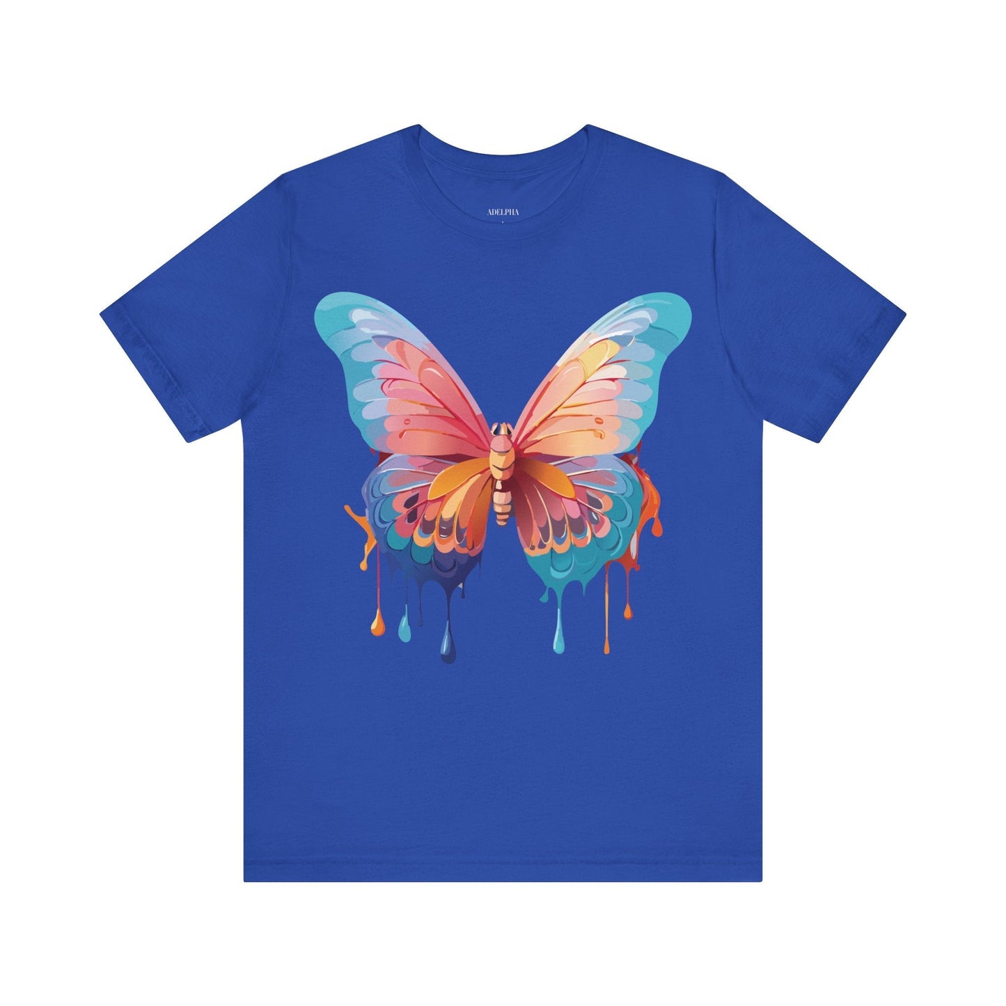 Butterfly Graphic Tee Adelpha Unisex Short Sleeve Design Tee