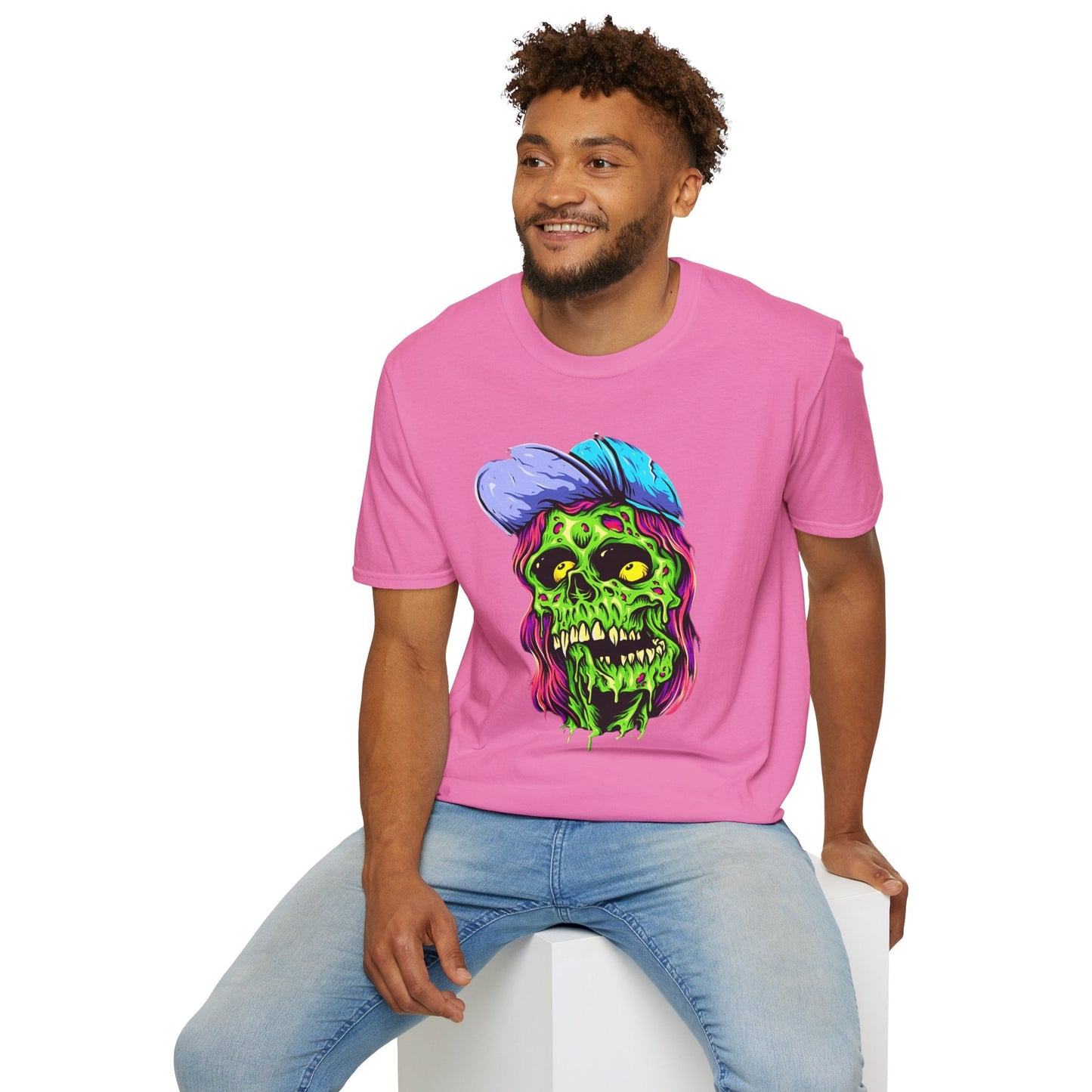 Skull Graphic Unisex Cotton T-shirt with Skeleton Artwork Design 27