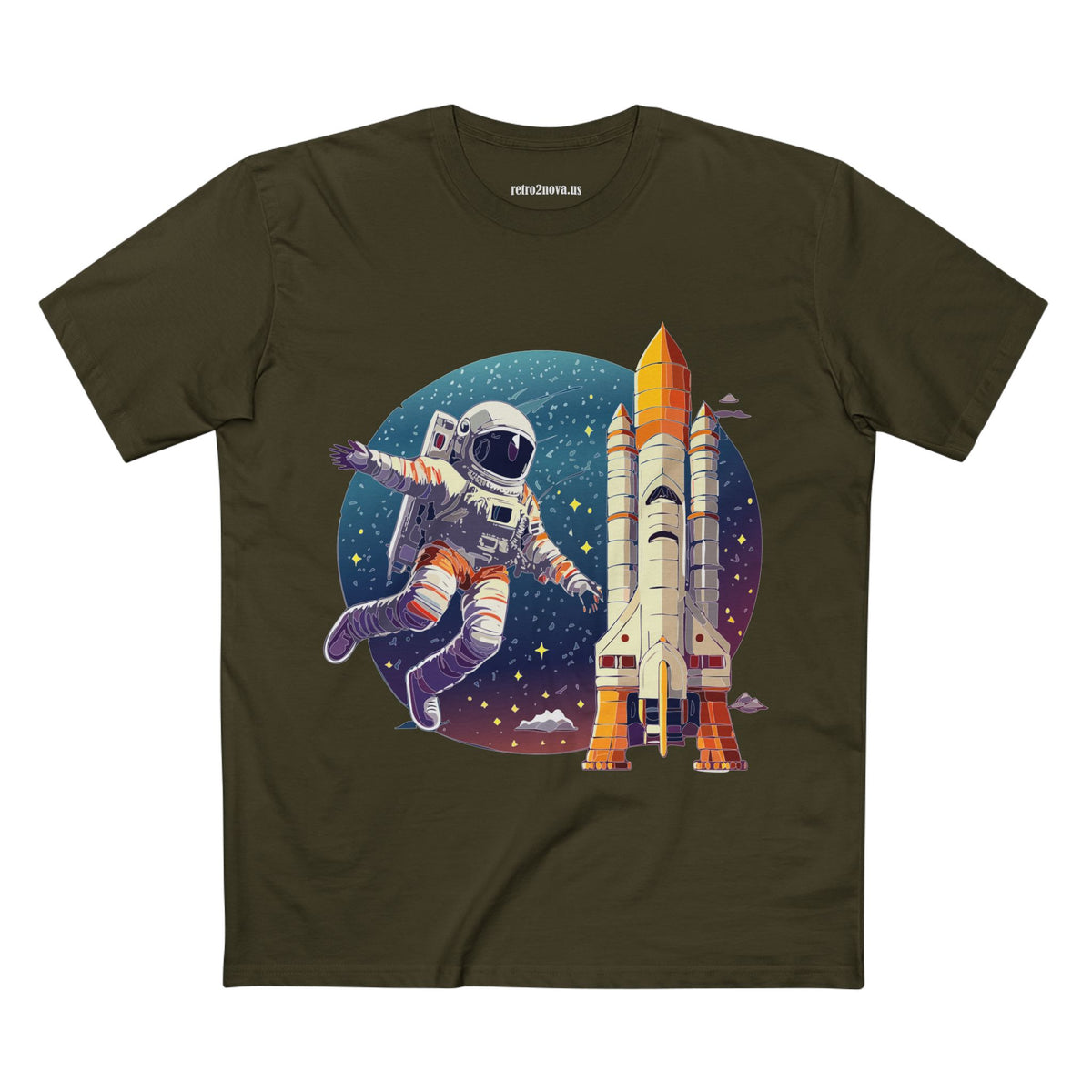 Cosmos Astronaut Graphic Tee Staple Unisex 100 Cotton Tee Shirt - CS-25