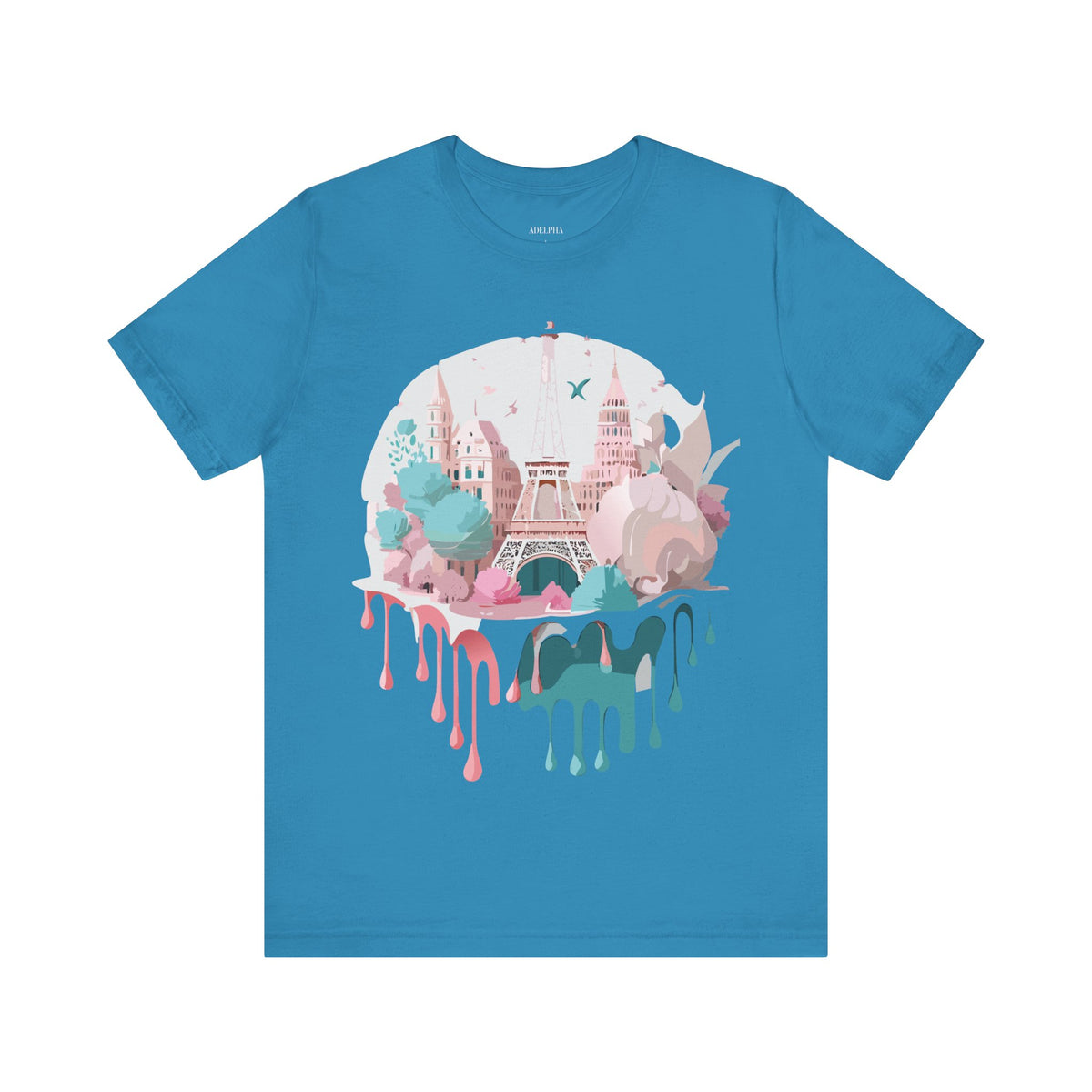 Unisex Cotton Bella+Canvas Tee with Paris