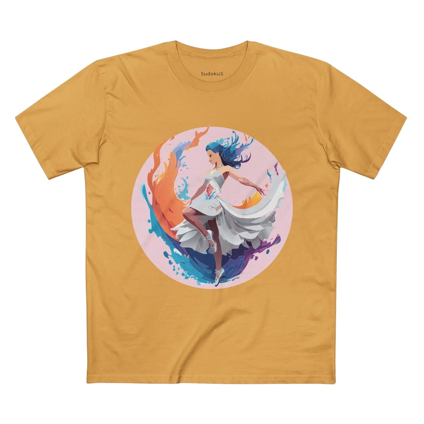 Dancer Graphic Unisex 100 Cotton Staple Tee 2