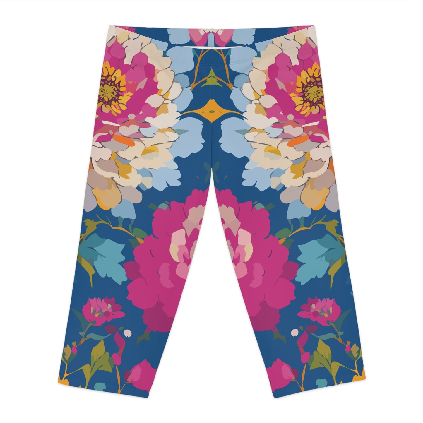 Floral Capri Leggings - PPU BEST