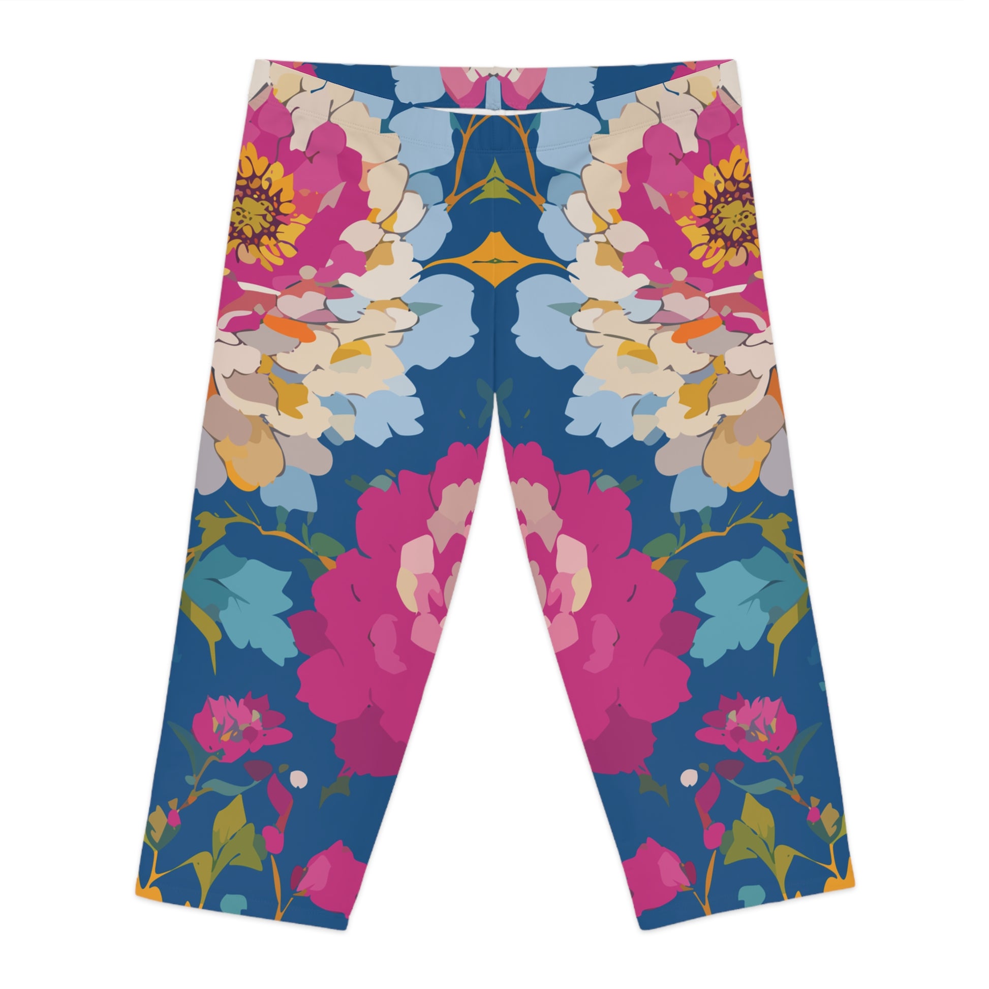 Floral Capri Leggings - PPU BEST