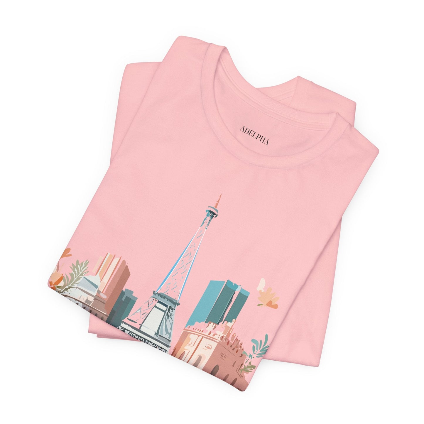 Paris Vintage Inspired Graphic Tee Unisex Short Sleeve Shirt Adelpha Artwork Studio