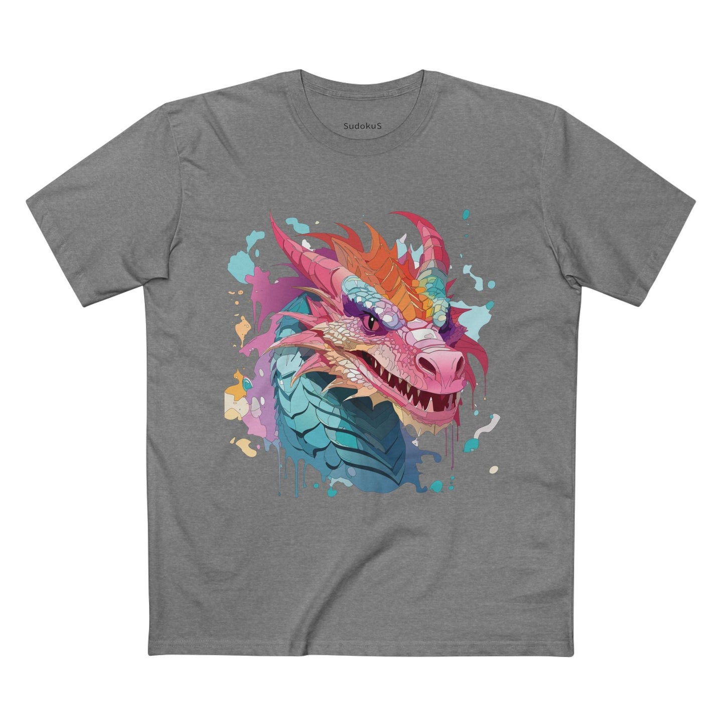 Dragon Graphic Unisex 100 Cotton Staple Tee 4
